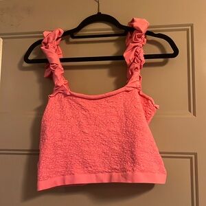 Cute pink crop top from Anthro!